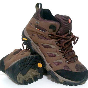 Merrell Mens Waterproof Moab Mid GTX Hiking Boots